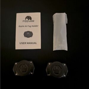 PET APPLE Air Tag holder case for DOGS, set of two,